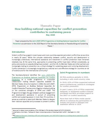 JointProgramme_ThematicPaper-SGReport_2020