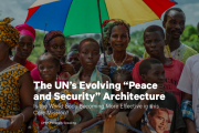 evolving peace and security architecture